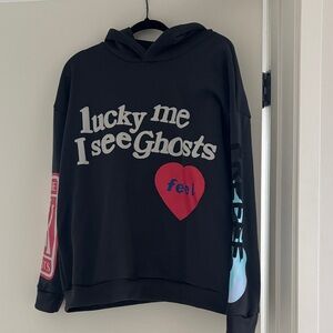 Dark Grey Graphic Hoodie